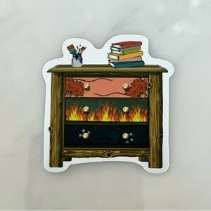 5/$10 Waterproof Vinyl Stickers ACOTAR Feyre’s Artwork